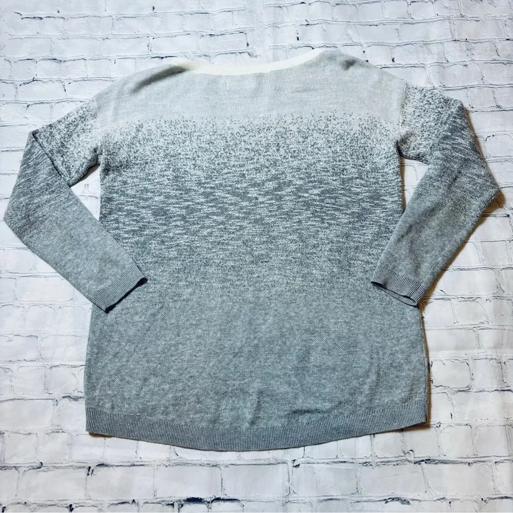 Lou & Grey Ombre Gradient Cotton Blend Sweater Women's Size XS - Picture 11 of 11